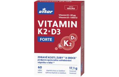 Vitar Vitamin K2+D3 Forte tbl.60